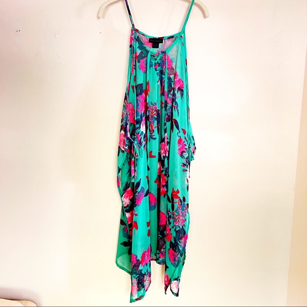 Steve Madden Floral Shear Coverup